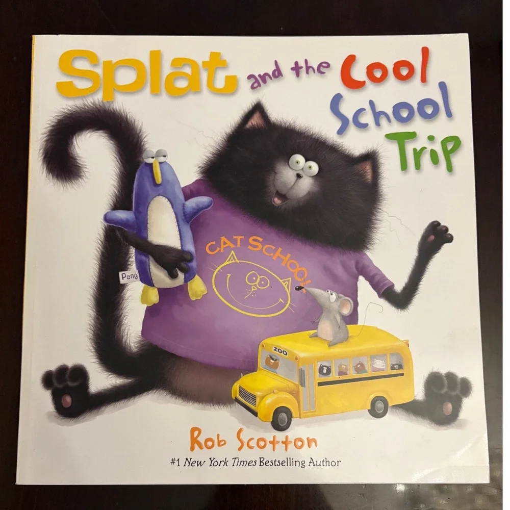 Rob Scotton Splat the Cat Books Lot 6 Books Kids Children Large‎ Paperbacks